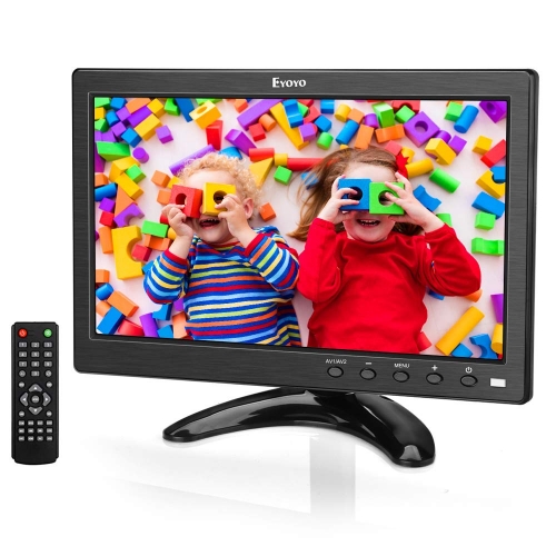 ▷ 10.1 Pulgadas LCD Monitor, 1024x600 HDMI Pantalla con Control